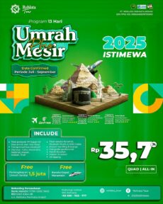 UMRAH PLUS MESIR PERIODE JULI-SEPTEMBER